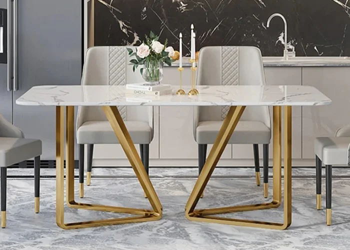 Pvd Dining Table Rounding Dining Tables - Diamond PVD Coating
